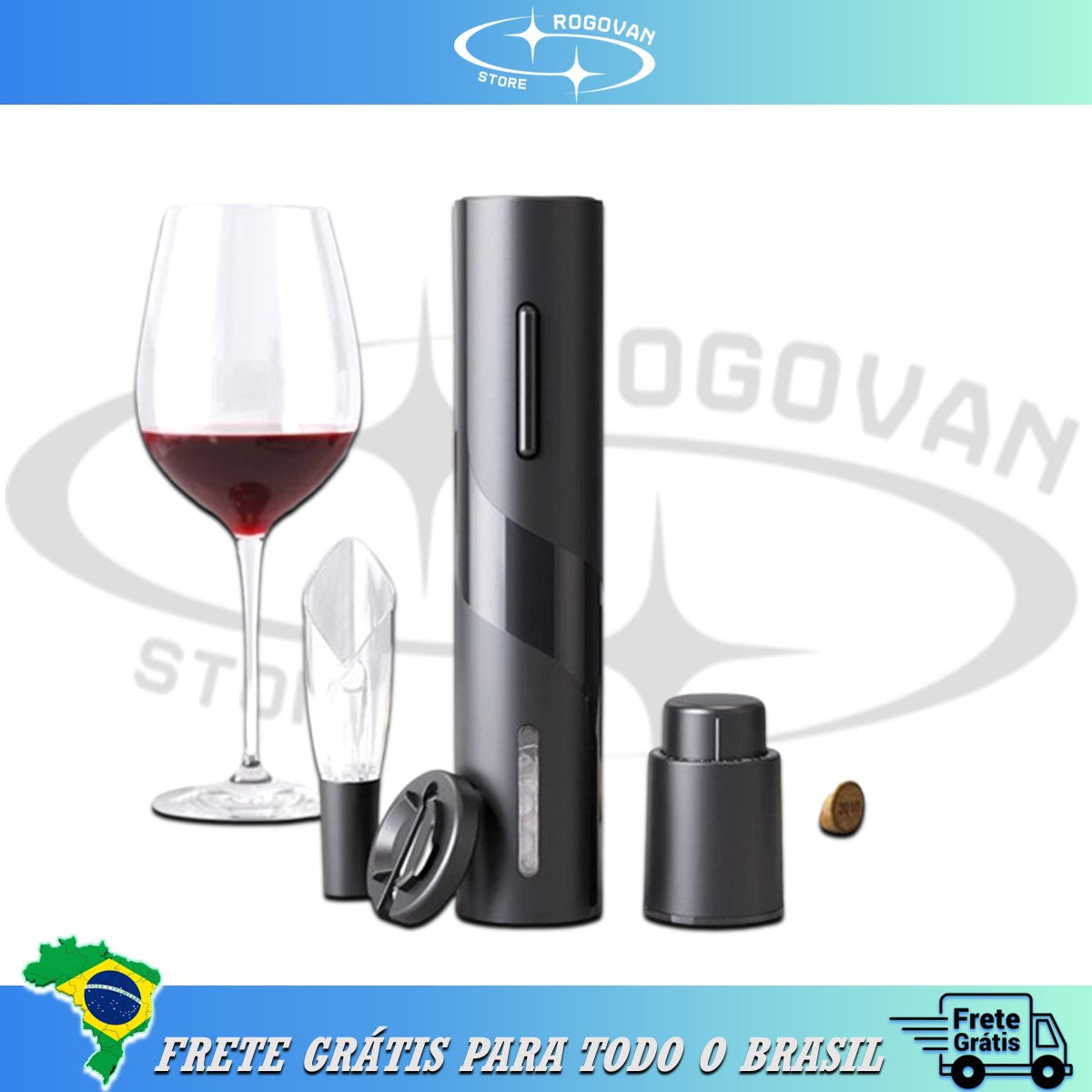 Abridor de vinho elétrico, recarregável automático saca-rolhas criativo abridor de garrafa de vinho com cabo de carregamento usb terno para uso doméstico